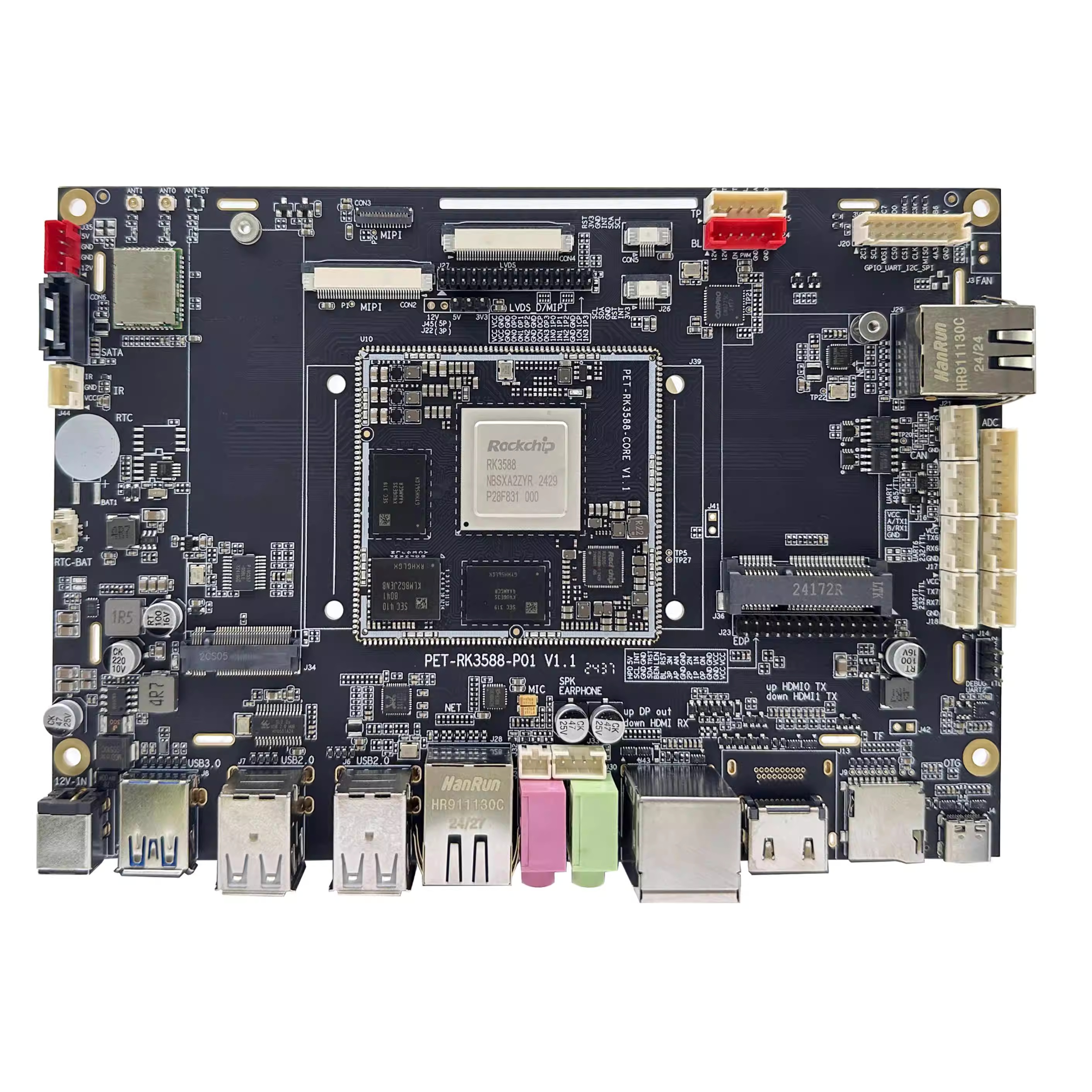 RK3588開(kāi)發(fā)板邊緣計(jì)算AI安卓android/Debian/Ubuntu